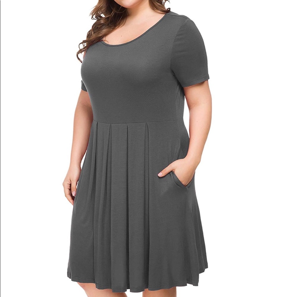 Tralilbee (Amazon) Pleated Swing Dress